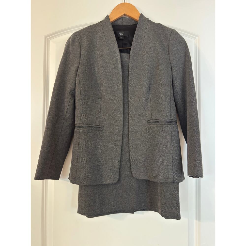 J.Crew 365 Going-Out Blazer & No. 2 Pencil Skirt Suit Set - 2